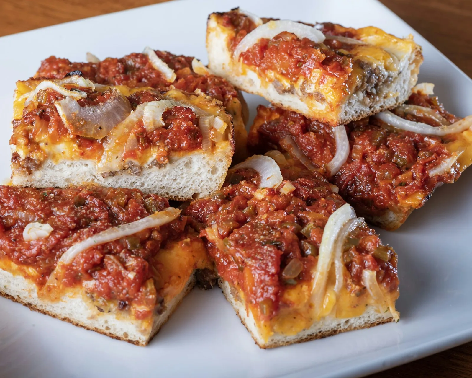 Detroit-style square pizza